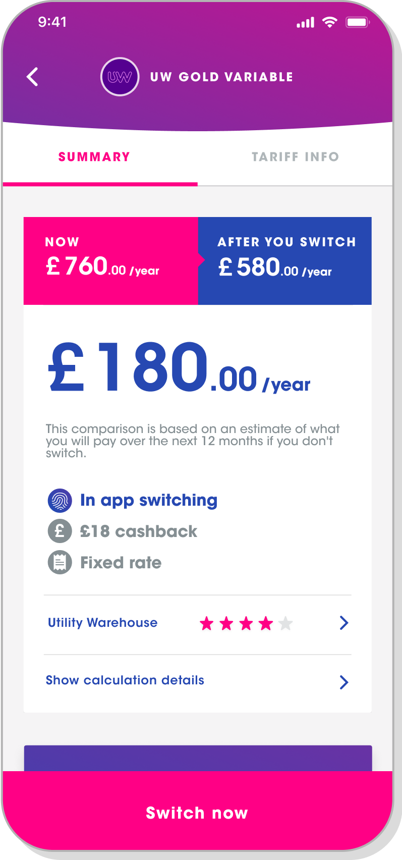 Switch-Tariff
